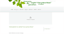Desktop Screenshot of gasthof-eitzinger.at